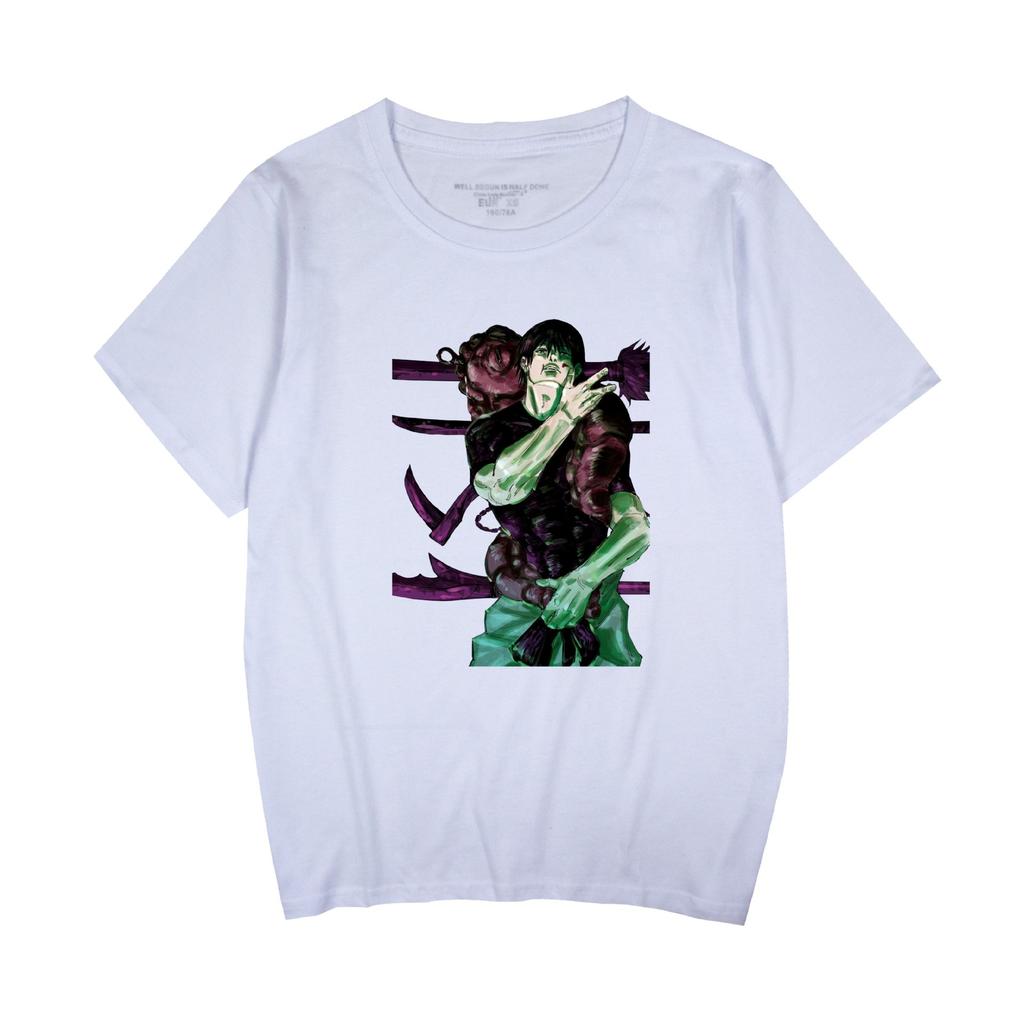 Jujutsu Kaisen Anime Women Men's T-shirts Graphic Shirt Cartoon Printed O-Neck Oversized Short Sleeves