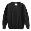 Rolanko Jungen und Schule Strick einfarbig Winter Freizeit Größe 150 Kinder Cardigan, Mädchen, Cardigan, Kinderpullover, Farbe, Oberbekleidung, Kleidung, Uniform, Schwarz,