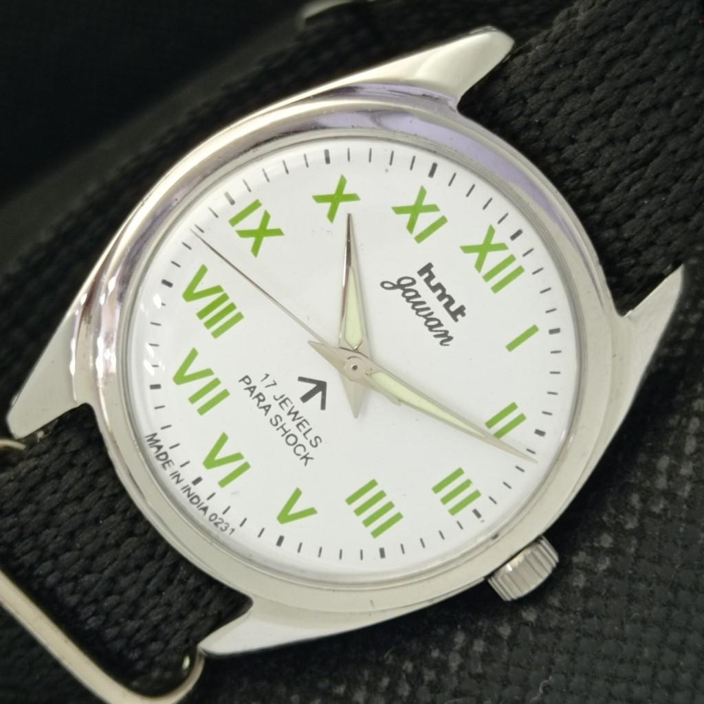 

USED HMT JAWAN INDIAN MENS MECHANICAL WATCH a307317-1 Sku584a-a307317