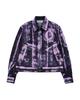Themuseumvisitor Hand Painted Denim Jacket (Pink)