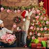 12Pcs Christmas Decoration Woodn Candy Hanging Christmas Tree Pendant Ornaments for Home Decor Party Xmas Navidad New Year Gifts