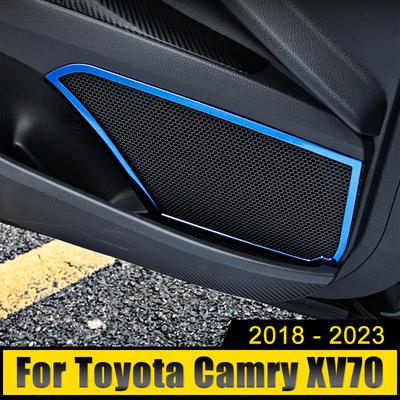 Accesorii pentru stilul mașinii pentru Toyota Camry XV70 2018-2022 2023 Garnitură de acoperire pentru ușă difuzor audio din inox