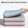 Memory Foam Car Seat Cushion - Breathable Ice Sliky Fiber Fabric, Pressure Relief & Anti-Slip, for Office Chairs, Dining Chairs