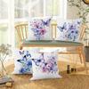 Spring And Summer Butterfly Print Pillow Car Cushion Head-To-Bench Pillow Short Plush Pillow Case Premium Durable