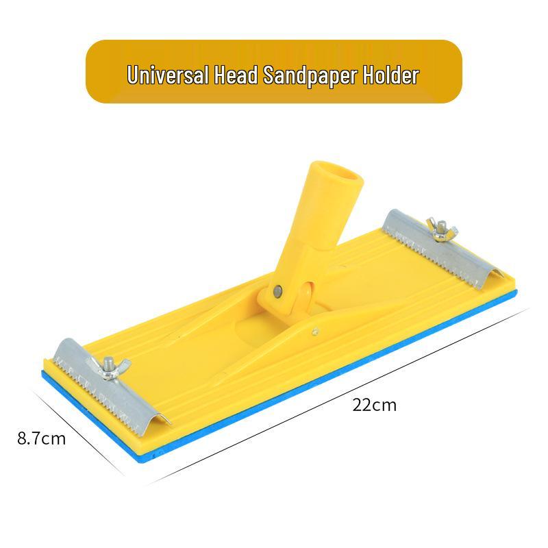 Manual Wall Sanding Tool with Self-Adhesive Sandpaper Holder