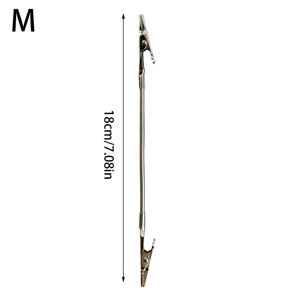 Flexible Clip Double-Head Incense Holder Outdoor 10 Piece Storage Supplies Portable Long Hose Label Clamp Tags Postcards For