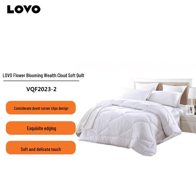 LOVO Flowery Cloud Soft Quilt