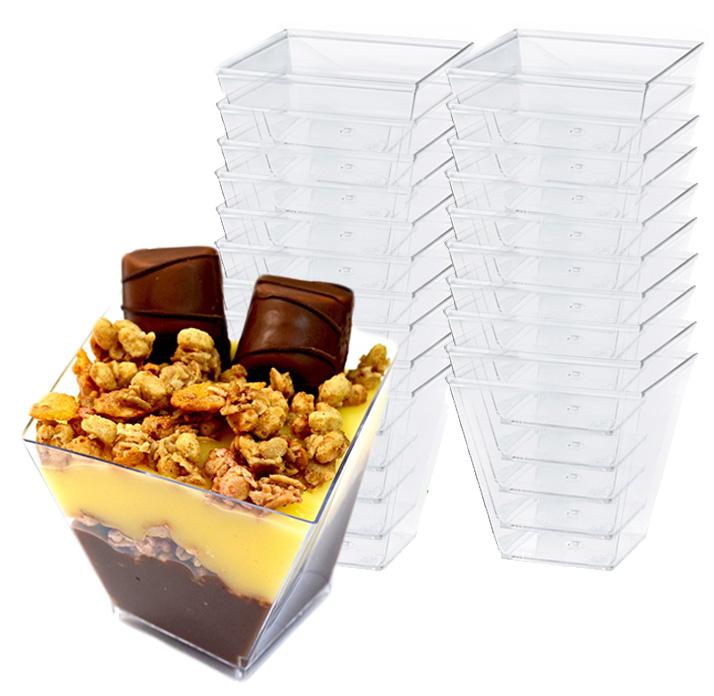 Fingerfood Dessert Cup Container 120Ml 20Pcs