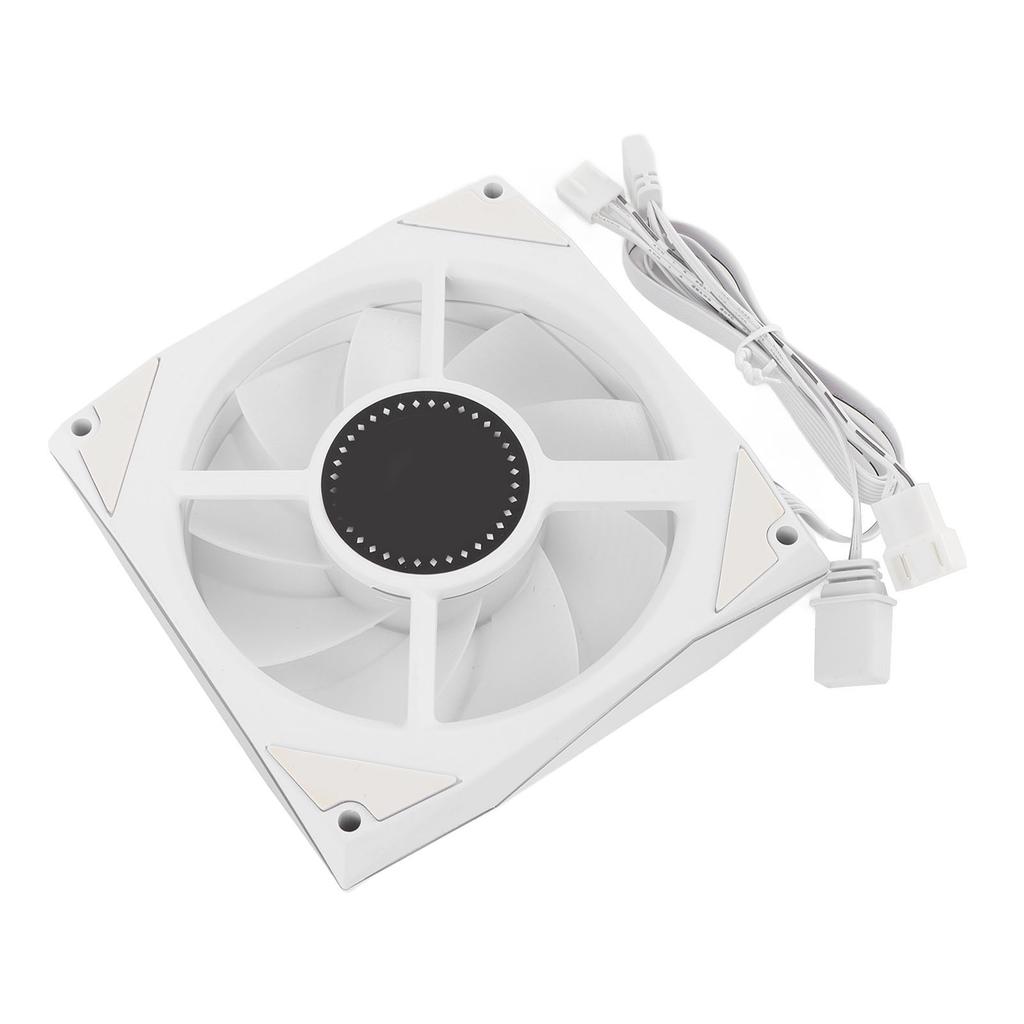 Ventilátor PC skříně s pozitivním lopatkováním 120 mm Nízká hlučnost 4pinový PWM 5V 3pinový ARGB 800 ot/min až 1800 ot/min Chladič CPU pro