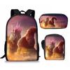 Shoulder Anime Cartoon Bag Pencil Case Kids School Pack For Daily Use