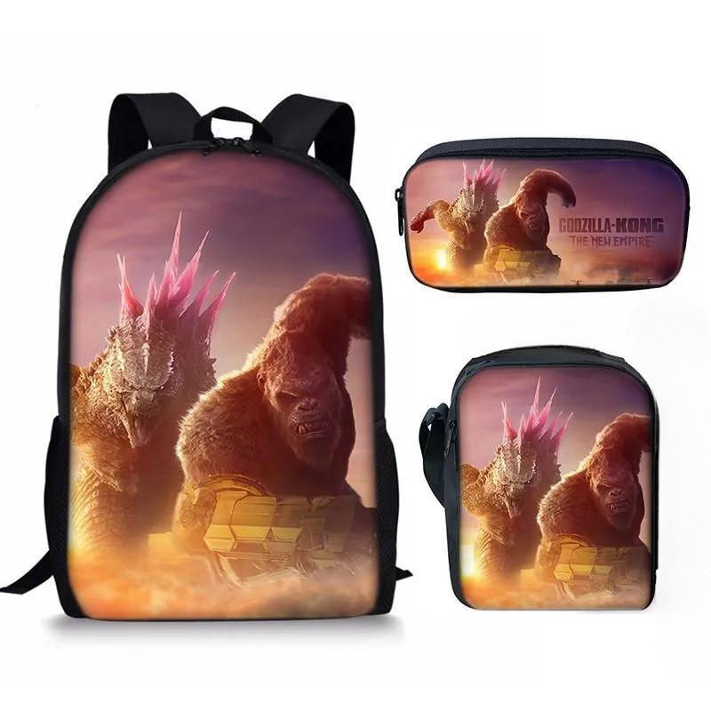 Shoulder Anime Cartoon Bag Pencil Case Kids School Pack For Daily Use