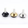 4pcs Adjustable Metal Furniture Levelers Feet Leg M6*15mm Thread Screw Black/Silver/Gold for Cabinet Table Chair Machine Base
