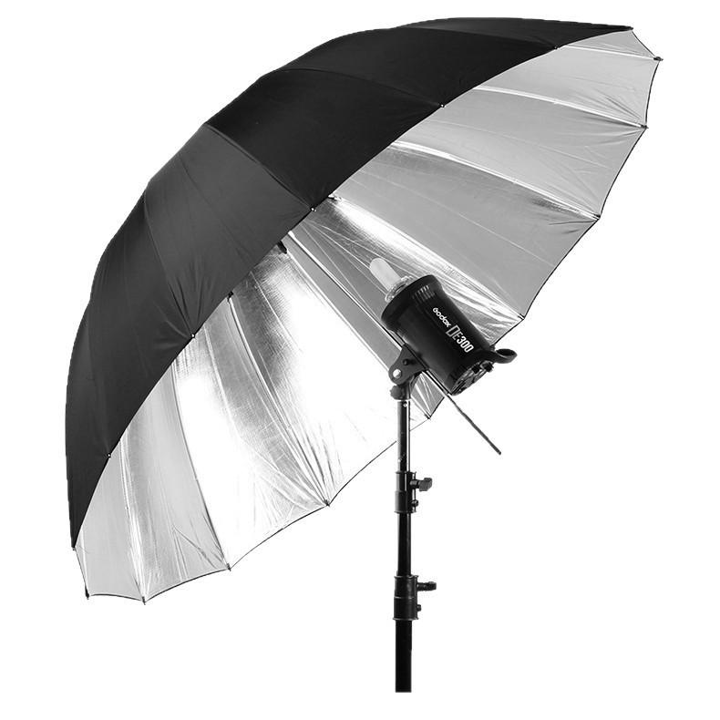 Black & White Reflective Parabolic Umbrella Softbox for Outdoor Studio Portrait Photography