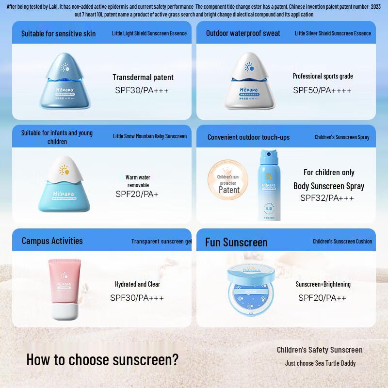 Haigui Baba Children's Sunscreen Series