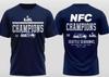 Seattle Seahawk NFC Champions Super 1Bowl Navy Color 2 Side Shirt Unisex S-5XL