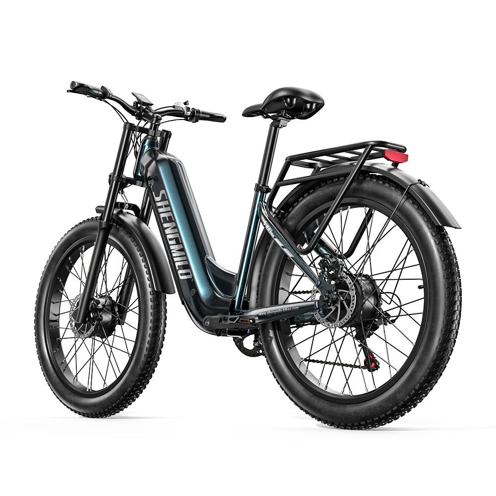 Shengmilo S700 PRO Long Range Electric Bike 48V 25Ah, 80-90km, 2000W Dual Motor, 26x3.0 Fat Tires, Shimano 7-Speed