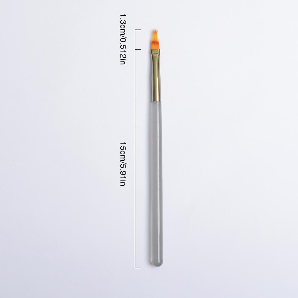 Nail art brush set, including drawdown brush, gradient shading brush, flower painting brush, round head light therapy tool brush