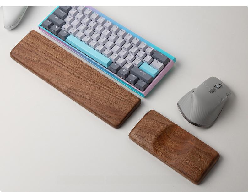 Ergonomisches Maus-Handgelenkstützpad aus Holz – Komfortables Gaming- und Bürozubehör