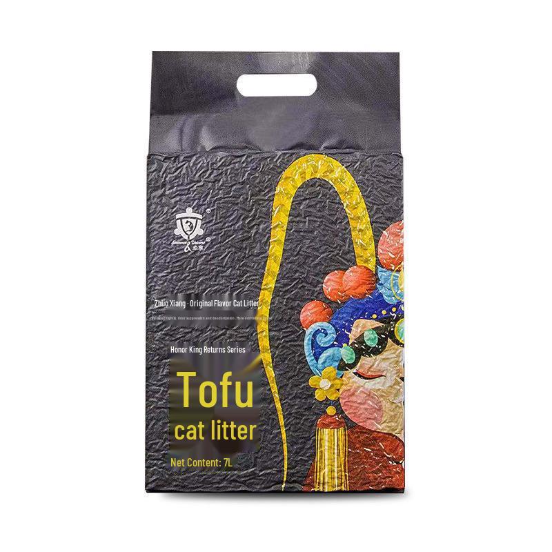 Zhuo Xiang Tofu Cat Litter: Deodorizing, Clumping, High Absorption, 7L