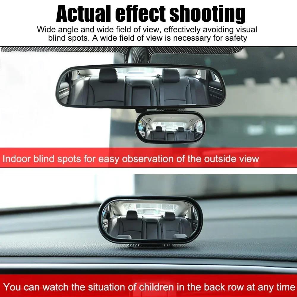 Car Rear View Mirror Blind Spot Mirrors Waterproof 360 Degree Wide Anger Parking Assitant Auto Rearview Safety Interior Mirrors6