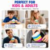 NeeDoh Nice Cube Schylling Pastel de Malta Juguete para Apretar - Un Juguete Sensorial para Apretar