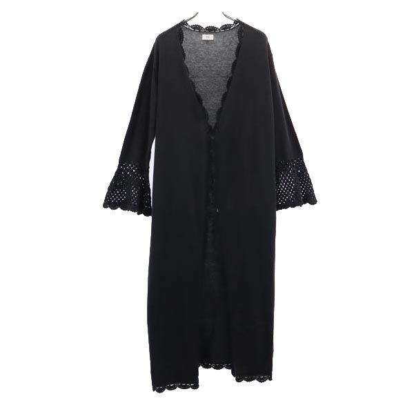 

RHC Лонгслив Кружевные рукава, длинный кардиган S Серый Женский Б/у