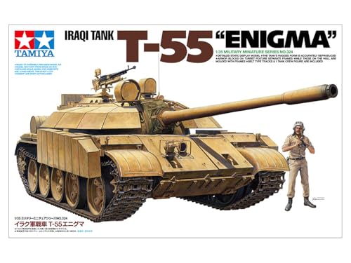 Tamiya 1/35 Military Miniature Series No. 324 Iraqi Army Tank T-55 Enigma Plastic Model 35324