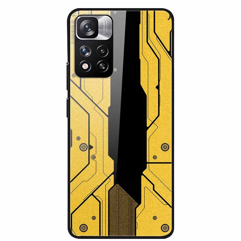 Tempered Glass Case For Xiaomi Redmi Note 11 Pro+ 5G Cover Hard Protective Funda for Redmi Note 11 Pro Plus 5G Luxury 6.67 Inch