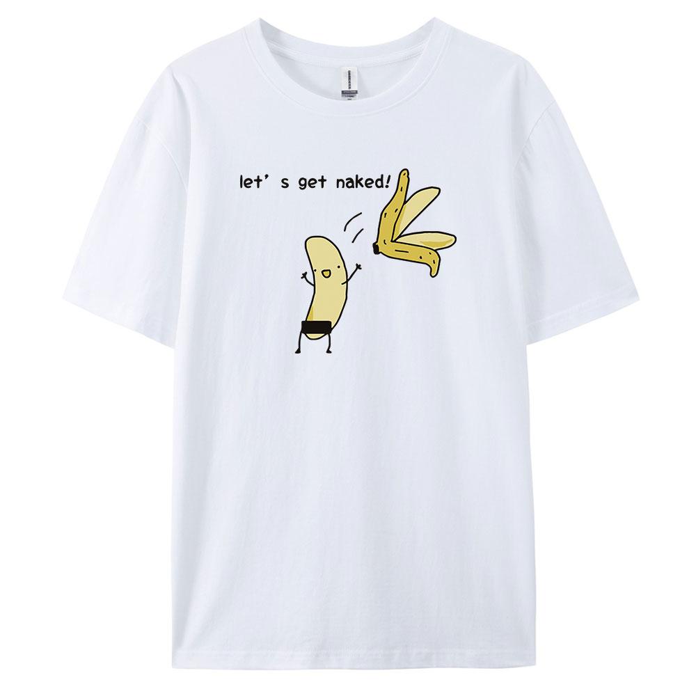 

Banana Summer Essential Pure Cotton TShirt with Short Sleeves and Round Neck S