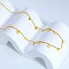 Stainless Steel Fashion Necklaces Small Circular Necklace Elegant Necklace Collarbone Chain Versatile Accessory for Women