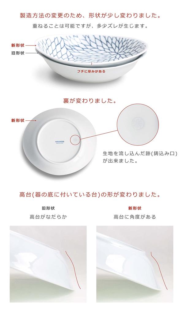 natural69 Hasami Ware Set Curry Pasta Set Natural 69 Hasami Ware Curry Pasta Large Microwave Dishwasher Made in Stylish and Nordic Japanese