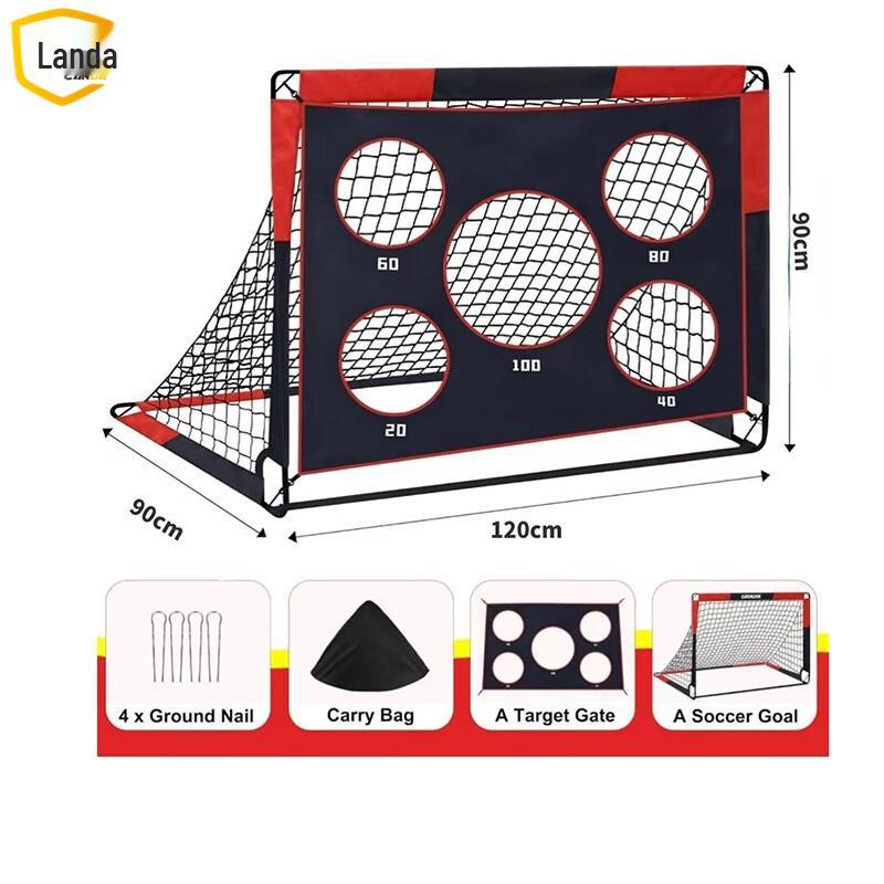 Landa Portable 2-in-1 Soccer Goal & Net