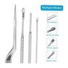 Ipetboom Stainless Steel Ear Wax Remover, Ear Cleaning Tool Set, Rust-resistant and Sturdy Ear Pick, Ear Cleaning Goods with Design Perfect for Ear