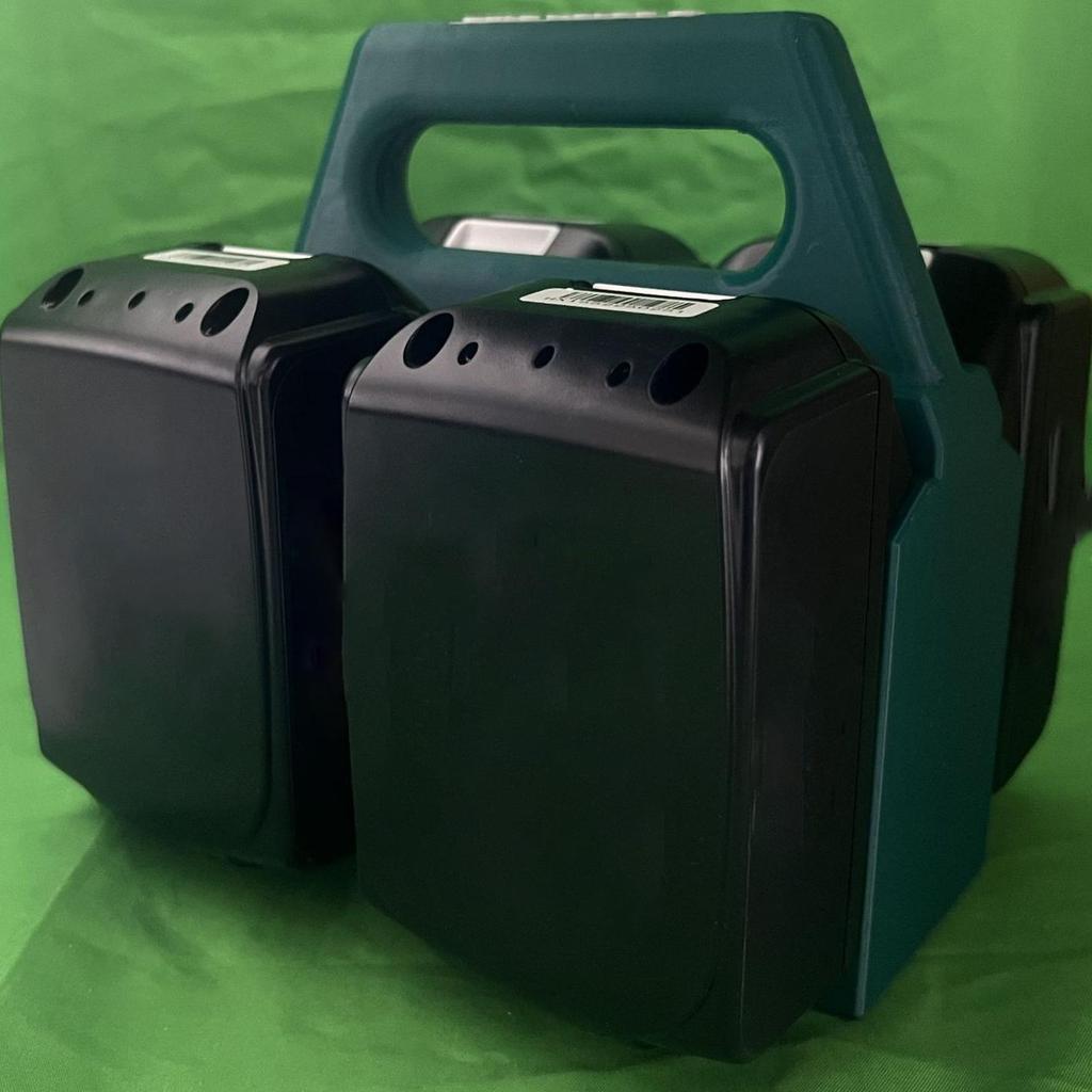 Battery Organizer Rack 4-Slot Travel-Size Battery Holder 18V Fixing Devices Small Tool Storage Container For Workshop