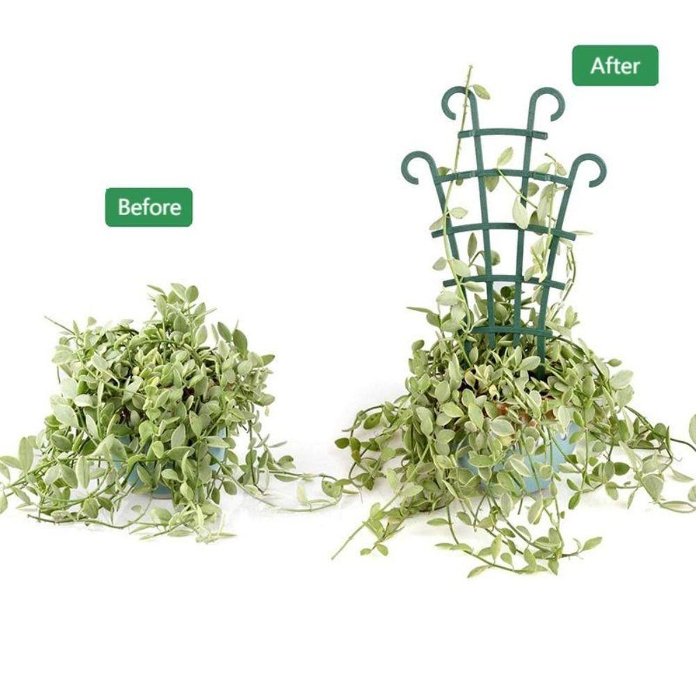 2PCS Frame Trellis Plant Climbing Trellis Stackable Flowers Stand Cage New Plant Cages  Plant Care