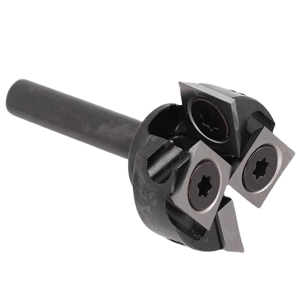 Slab Flattening Router Bit 1 4 Shank 1in Cutting Dia 2+2 4 Flute Mini CNC Spoilboard Surfacing Side Processing Grooving