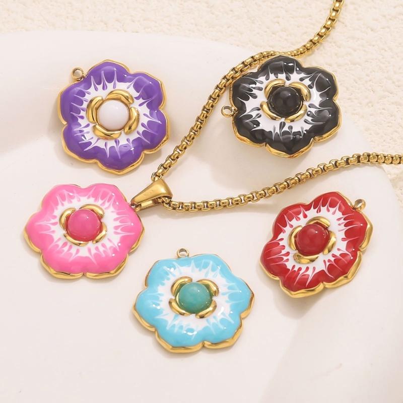 Versatile Floral Design Jewelry Charm For Crafting Unique Necklaces Bracelets And Earrings