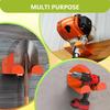 Space Saving Wall Hook For Push Lawn Mower Easy Installation Stable Weedeater Rack For Gardens Power Tool