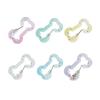 Trendy Acrylic Bone Shape Keychain For Women Lightweight Hollow Out Design Perfect For Bag Charm And Home Decorations