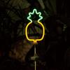 Dulton Solar Neon Light Pine Easygoing and Lively Neon Sign Garden Exterior Lighting Height 780mm Width 160mm Depth 12mm NB-0543PA