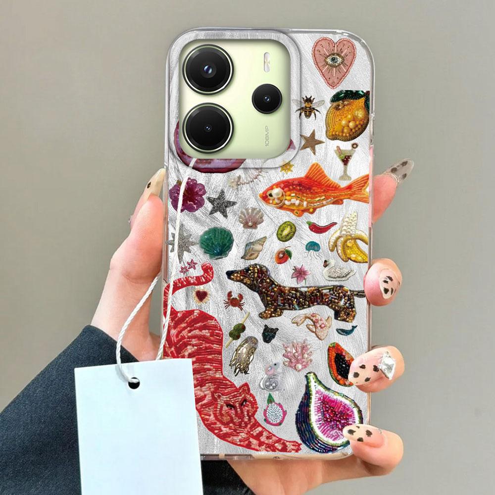 Heart Sun Eyes Bowknow Women Phone Case for Xiaomi Redmi Note 14 13 12 11 11S 10 9 8 Pro 9C 13C 14C A5 A3 A4 A3X A1 A2 9A Cover