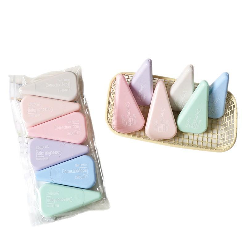 Macaron-Farben Mini-Korrekturroller-Set für Schüler und Büro