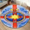 Fenerbahce Sports Club,FCSB Round Area Rug,Carpet Rug for Living Room Bedroom Sofa Playroom Decor,Non-slip Floor Mat