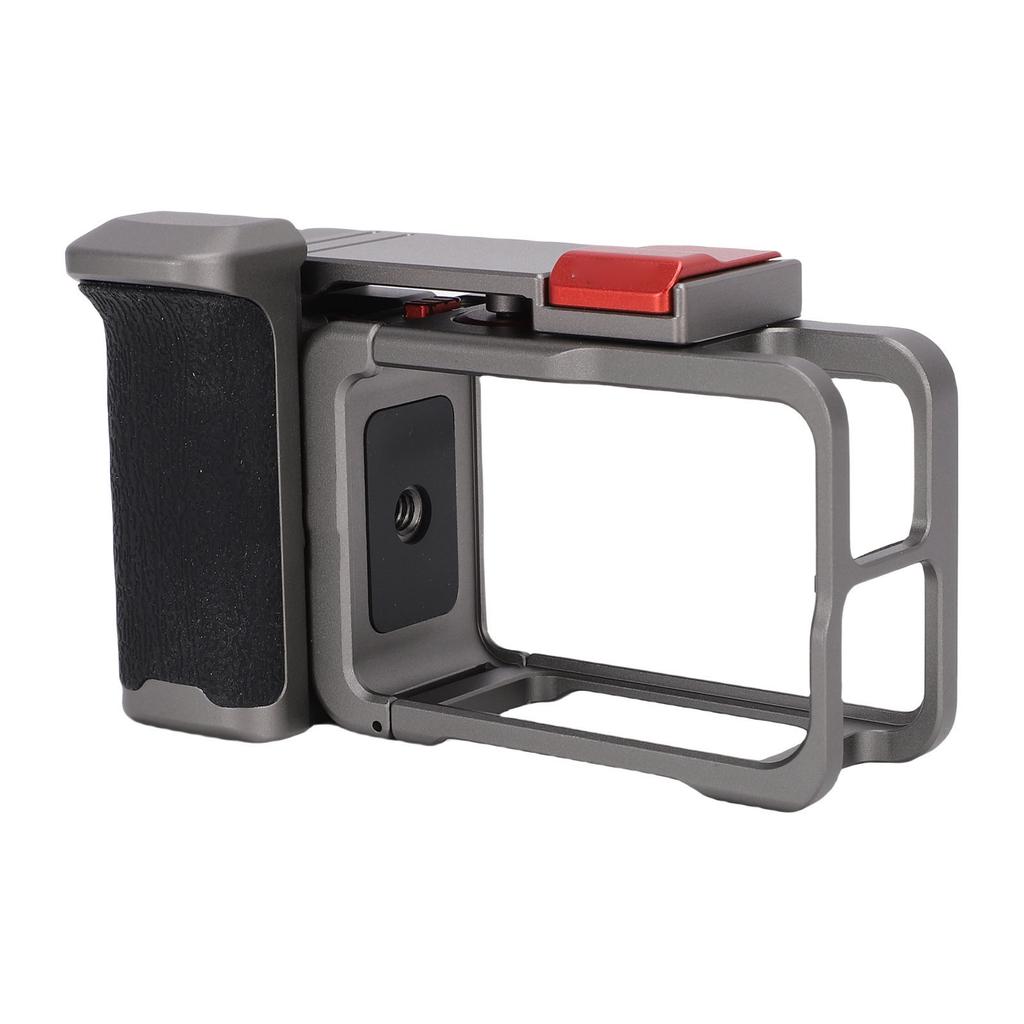 Cage Fit for DJI Action 5 4 3 Pro Action Camera Aluminum Alloy Anti Slip Camera Housing Frame Mount Case with Handle Grip
