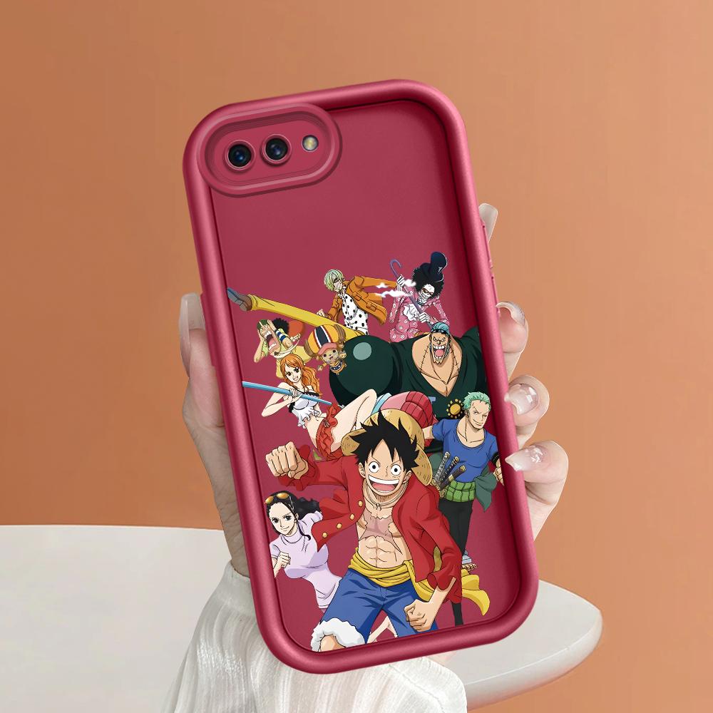 Miękki silikonowy kwadratowy wzór drabiny z kreskówkowym wzorem, pełna ochrona aparatu, odporna na wstrząsy obudowa do OPPO Reno Realme OnePlus