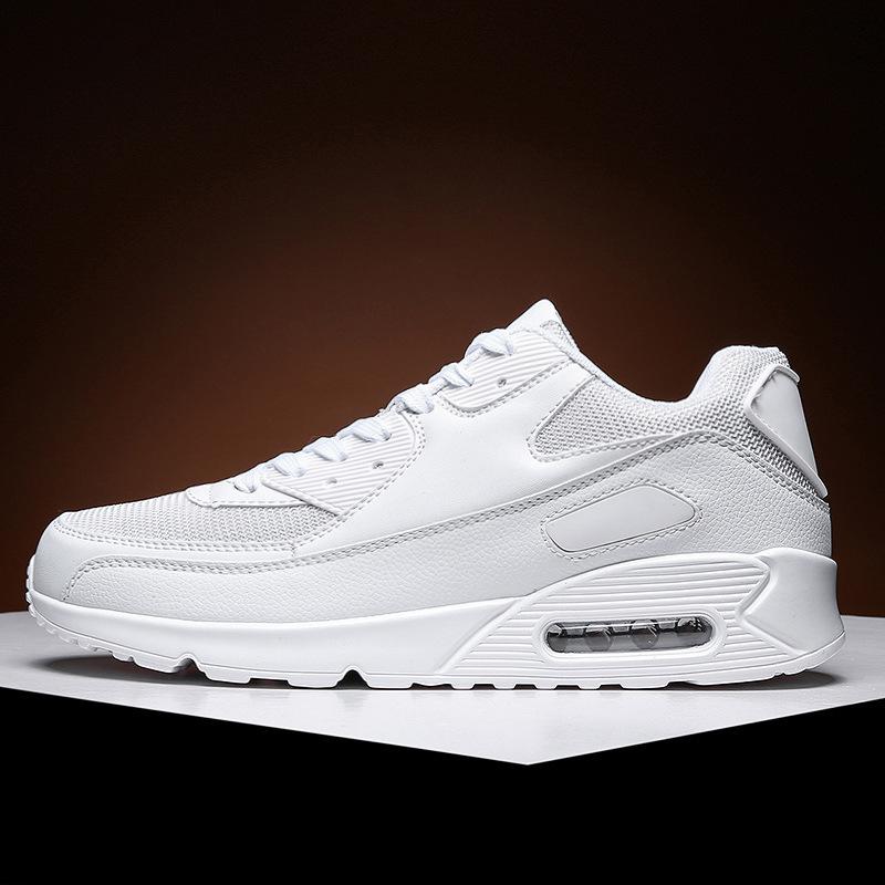 Spring and Autumn New Sports Little White Shoes Light, Breathable and Comfortable Men's Couples Trend Air Cushion Men's Shoes