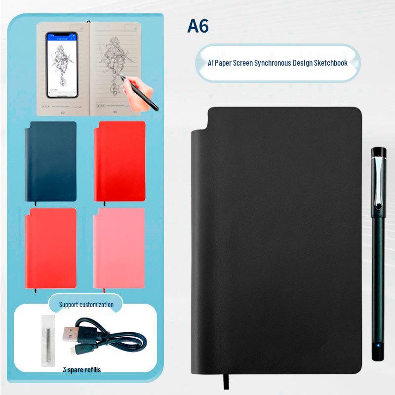 AI-Enabled Smart Paper Screen Notebook with Offline Storage