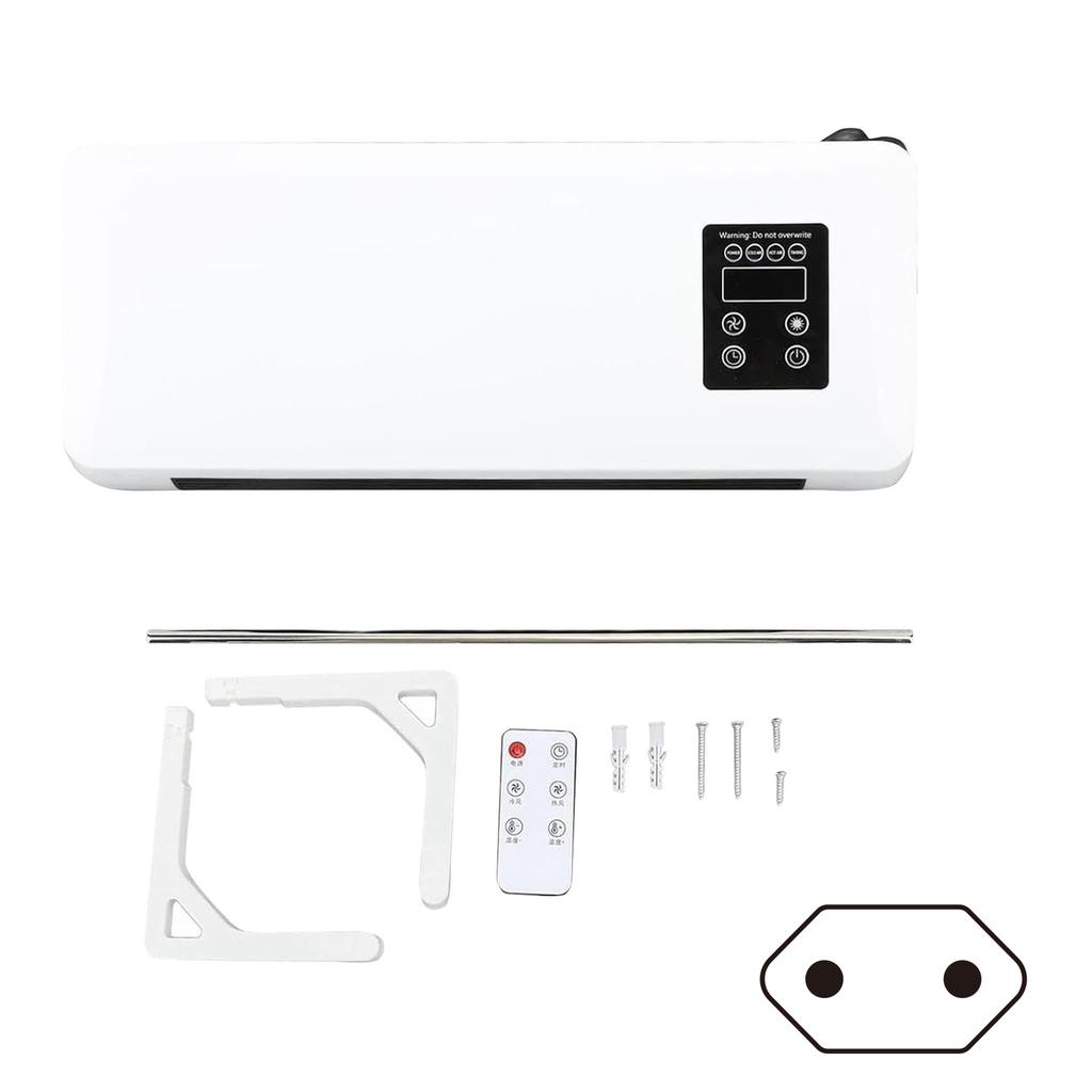 Remote Control Electric Cooling Heating Machine Mini Air Conditioner Quiet Energy-Efficient Wall Space Heaters for Living Room
