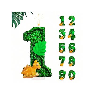 0-9 Number Birthday Candle Happy Birthday Cake Candle Birthday Baking Anniversary Dinosaur Themed Party Supplies