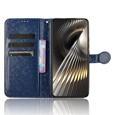 For Xiaomi Redmi Turbo 3 5G/Poco F6 5G Leather Case 3 Card Holder Slots Dots Pattern Phone Cover